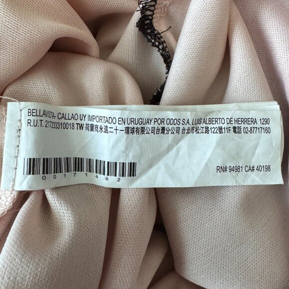 Nude Illusion Mini Dress | Black | Women | M | Open Button-Up Back - Picture 7 of 11